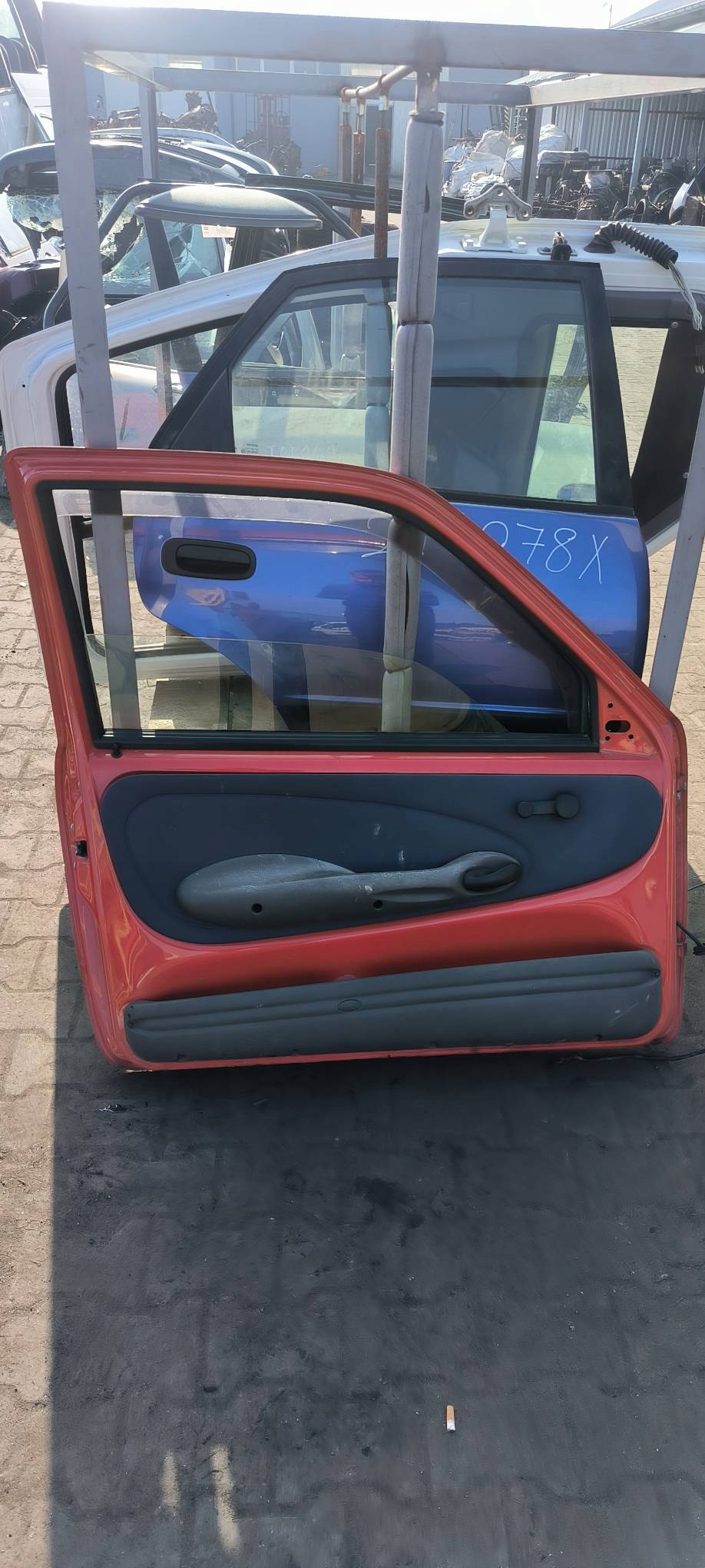 door left front red FIAT SEICENTO