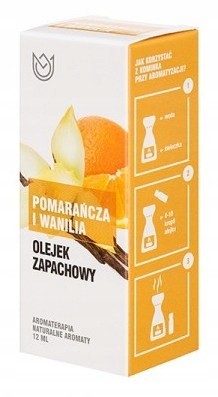 

Olejek zapachowy 12ml Pomarańcza I Wanilia