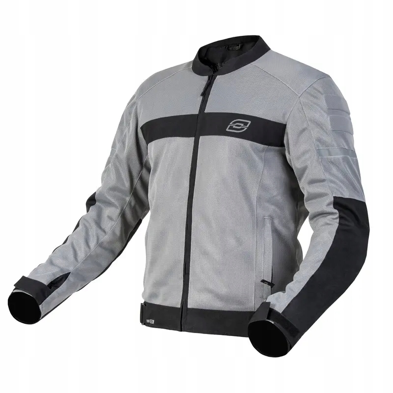 Letná motocyklová bunda Ozone Dart Silver L