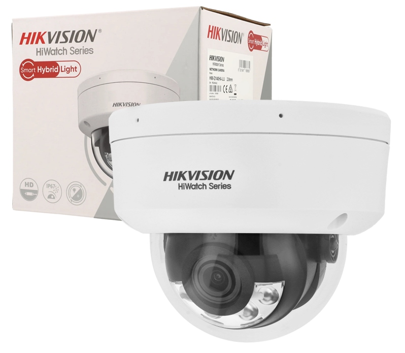 8MPX kupolová Ip kamera Hikvision HWI-D180HA-LU Dvojité svetlo