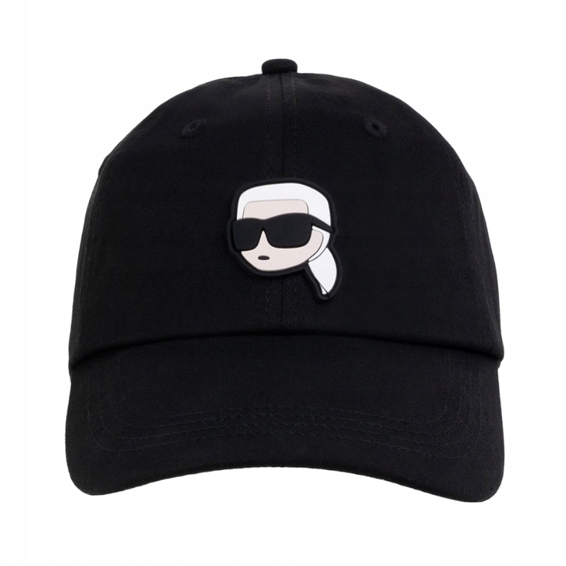 Karl Lagerfeld Černá kšiltovka Ikon Cap