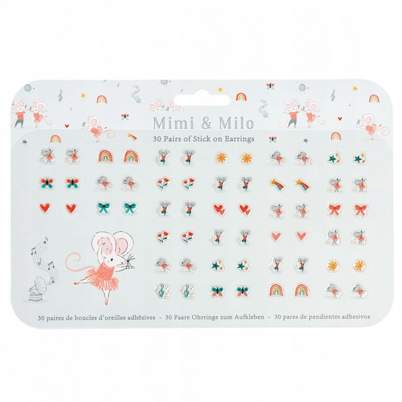 REX LONDON Kolczyki samoprzylepne dla dzieci 30 par