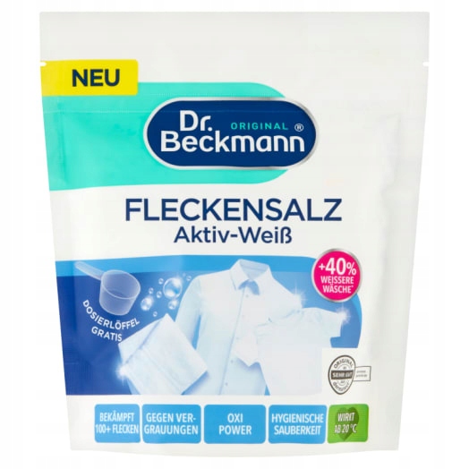 Levně 3x Dr. Beckmann Sůl na odstraňování skvrn z bílých tkanin