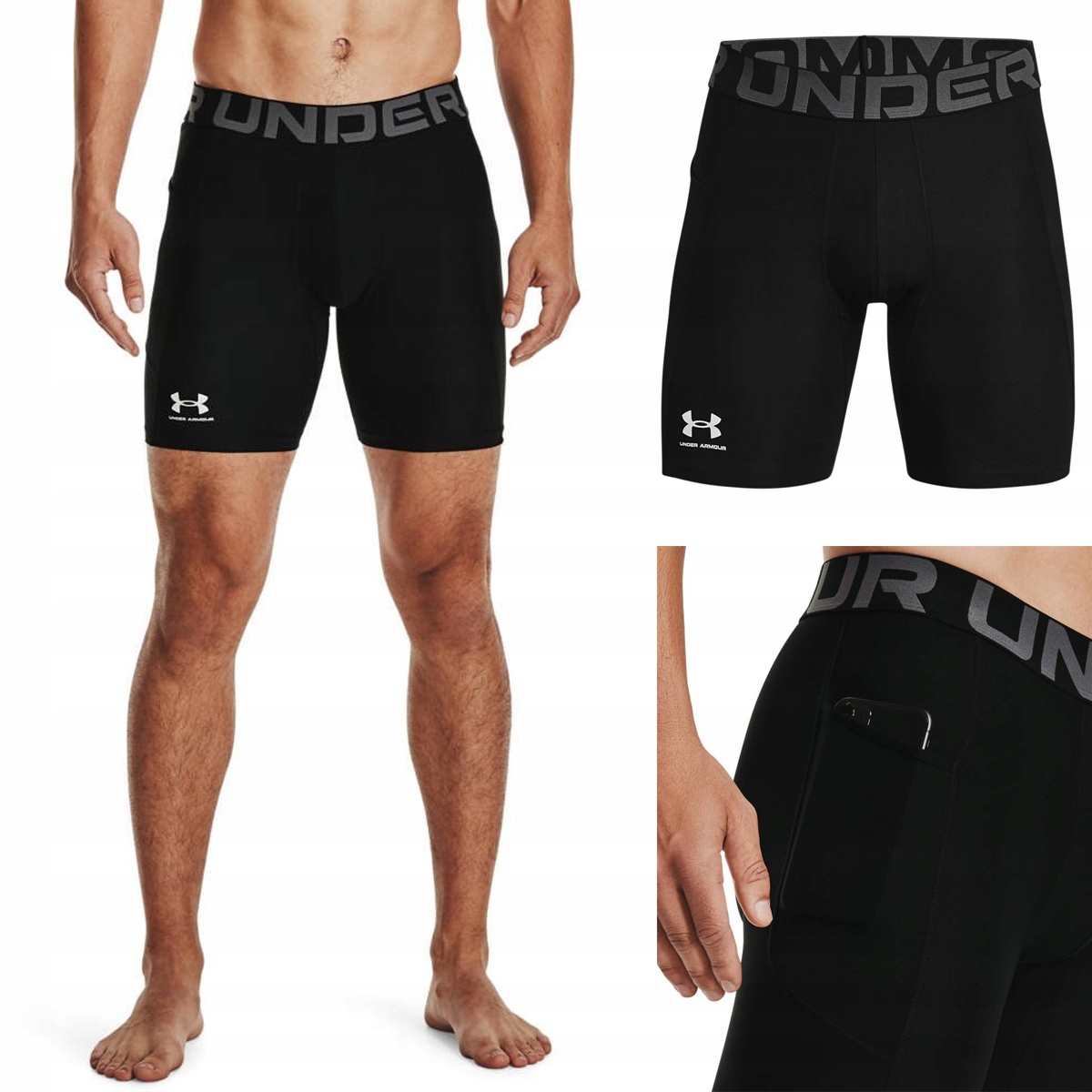 Krótkie spodenki treningowe męskie Under Armour Heat Gear 1361596 r. XXXL
