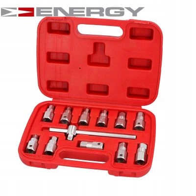 Zestaw kluczy nasadowych do korków olejowych