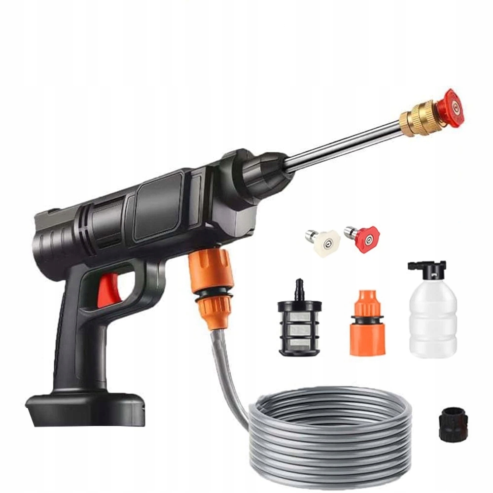 Bezdrátová Vysokotlaká Myčka Automobilová Vodní Pistole S Tryskou