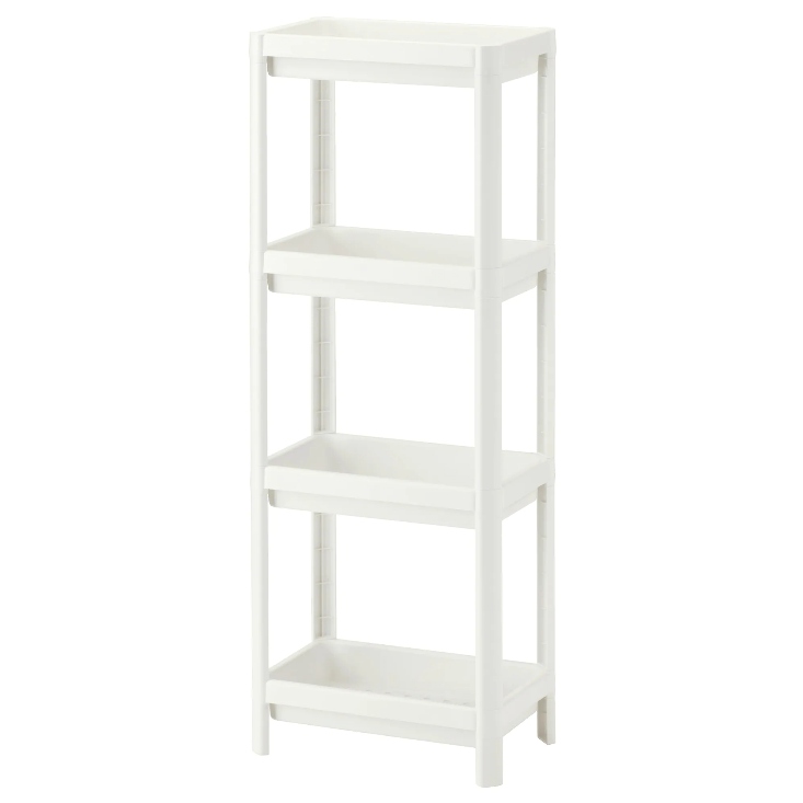 

Vesken Regał Łazienkowy Ikea Półka Biały