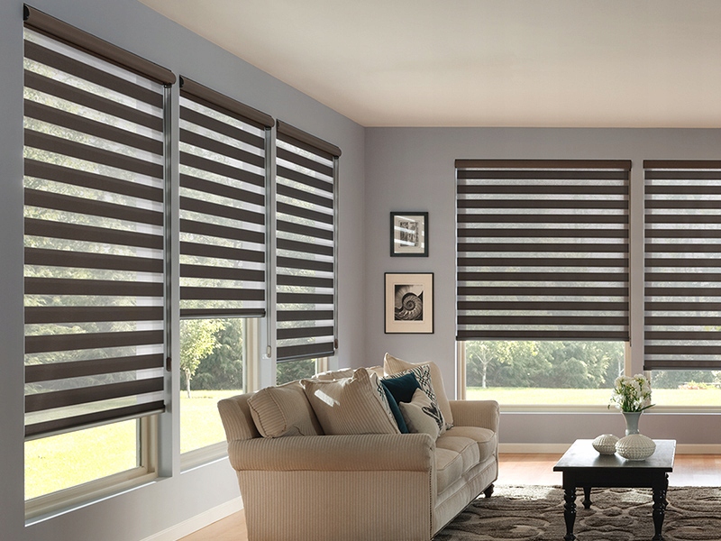 ROLETA DZIEŃ NOC LUX 64x150 NA WYMIAR KOLORY Stopień zaciemnienia półzaciemniające