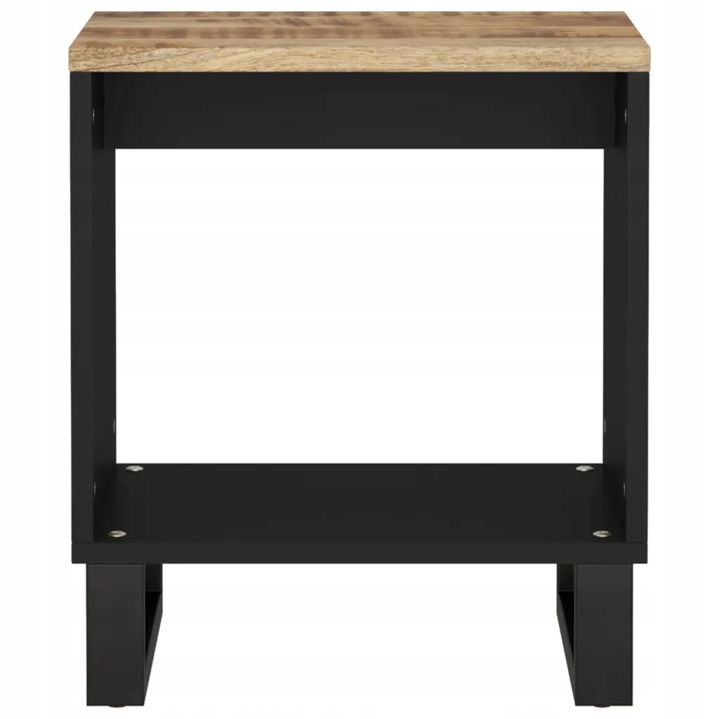 Stolik kawowy z litego drewna mango, 40x31x46 cm Głębokość mebla 40 cm