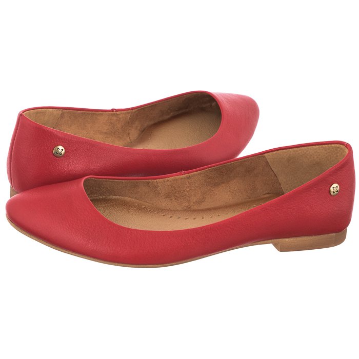 Dámské baleríny Dámské Maciejka Červené 04100-08 Červené