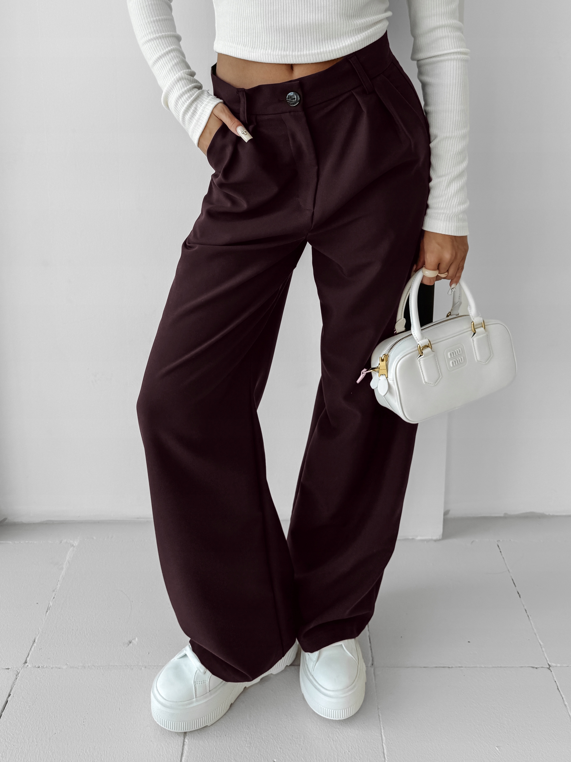 Dámské Kalhoty Nightbreak O La Voga Čokoládové S