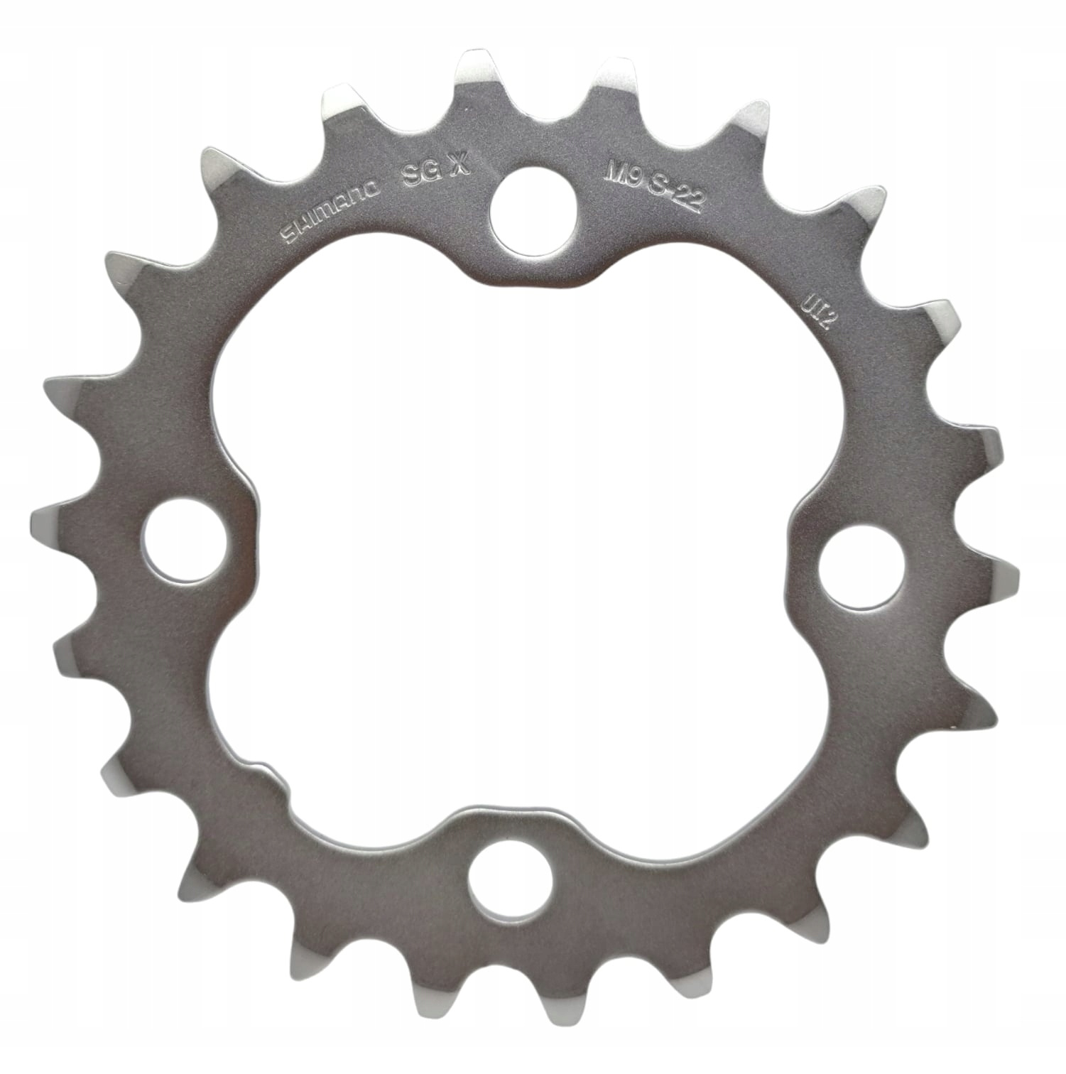 Tarcza mechanizmu korbowego 22T Shimano Deore FC-M532 srebrna