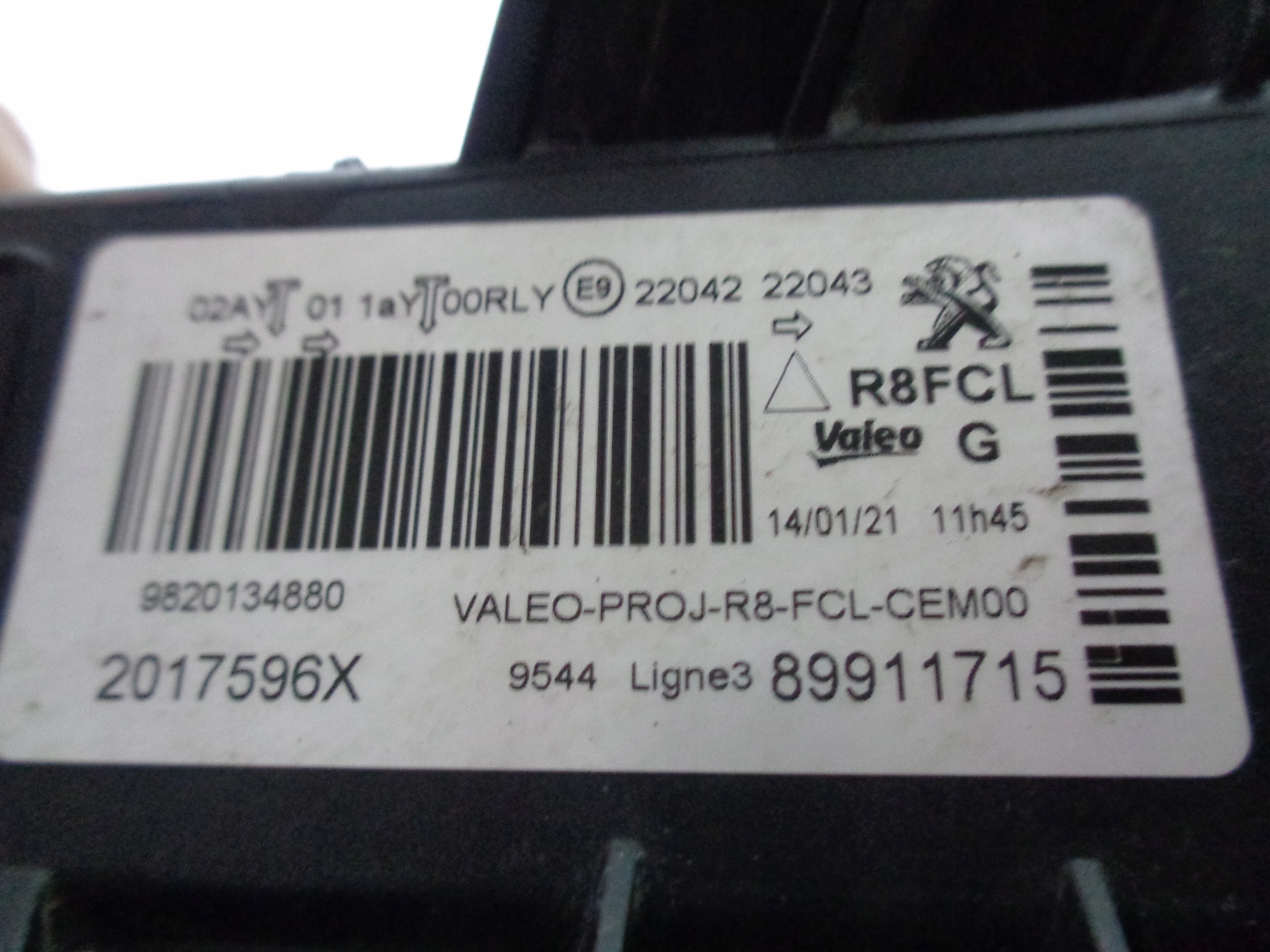 Nebelscheinwerfer links PEUGEOT 508 II 18