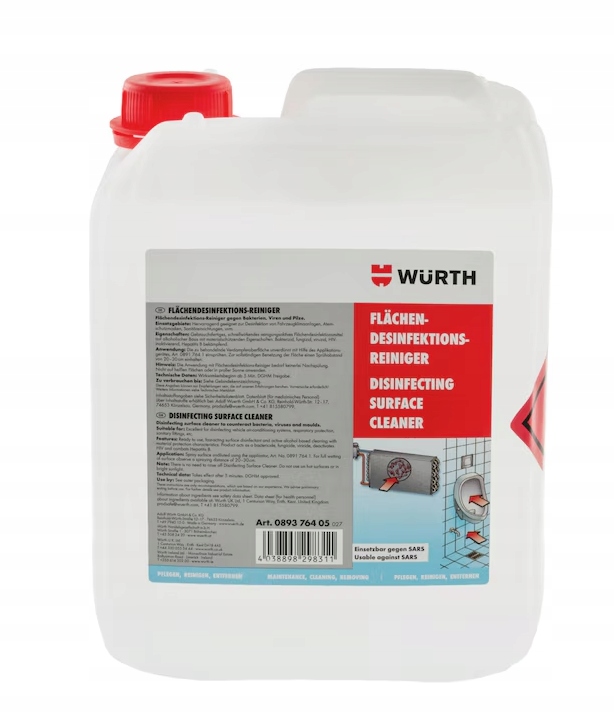 Wurth Na Čistenie Klimatizácie A Dezinfekciu