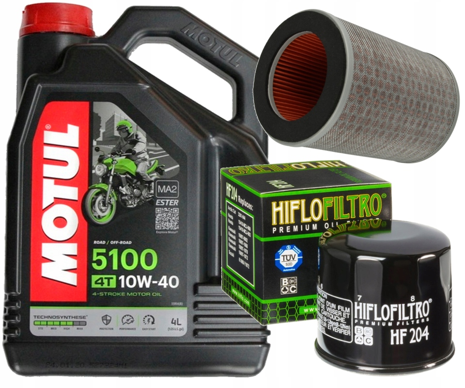 HFA1602 - HF204 МАСЛО MOTUL ФИЛЬТРЫ HONDA CB600 HORNET 04-07
