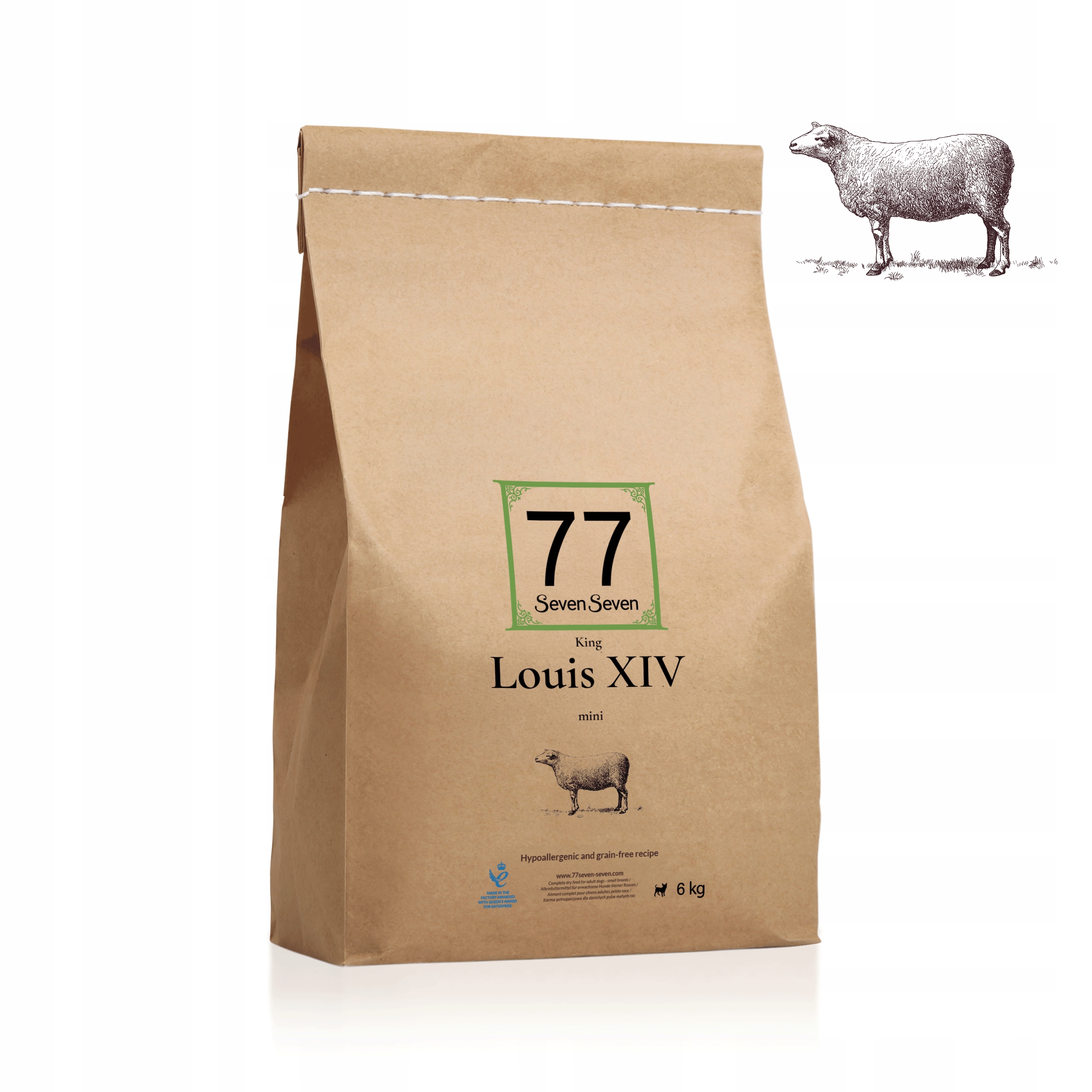 mini Louis XIV 6kg z jagnięciną 77 Petfood