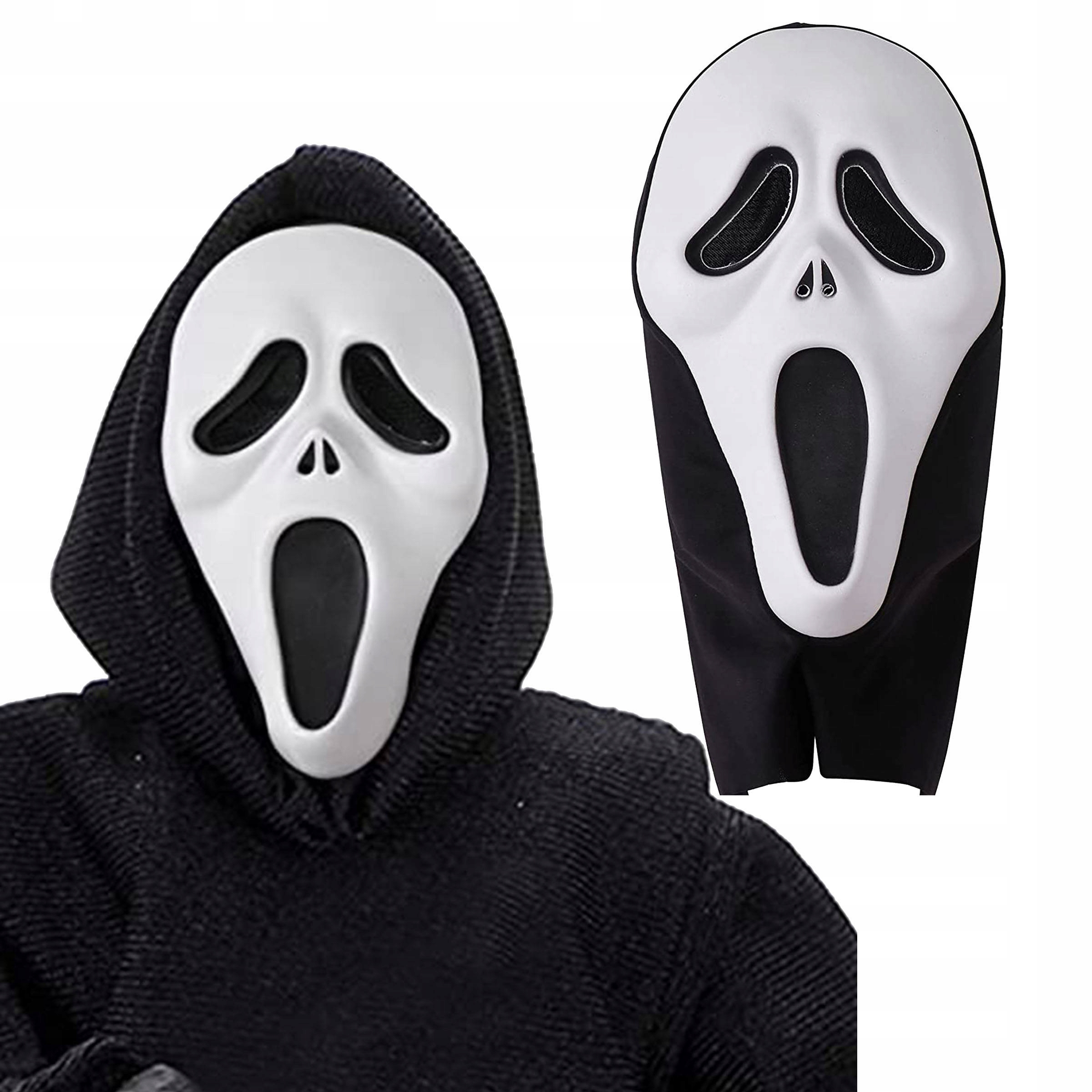 

Maska Duch Krzyk Kaptur Halloween Straszny Film