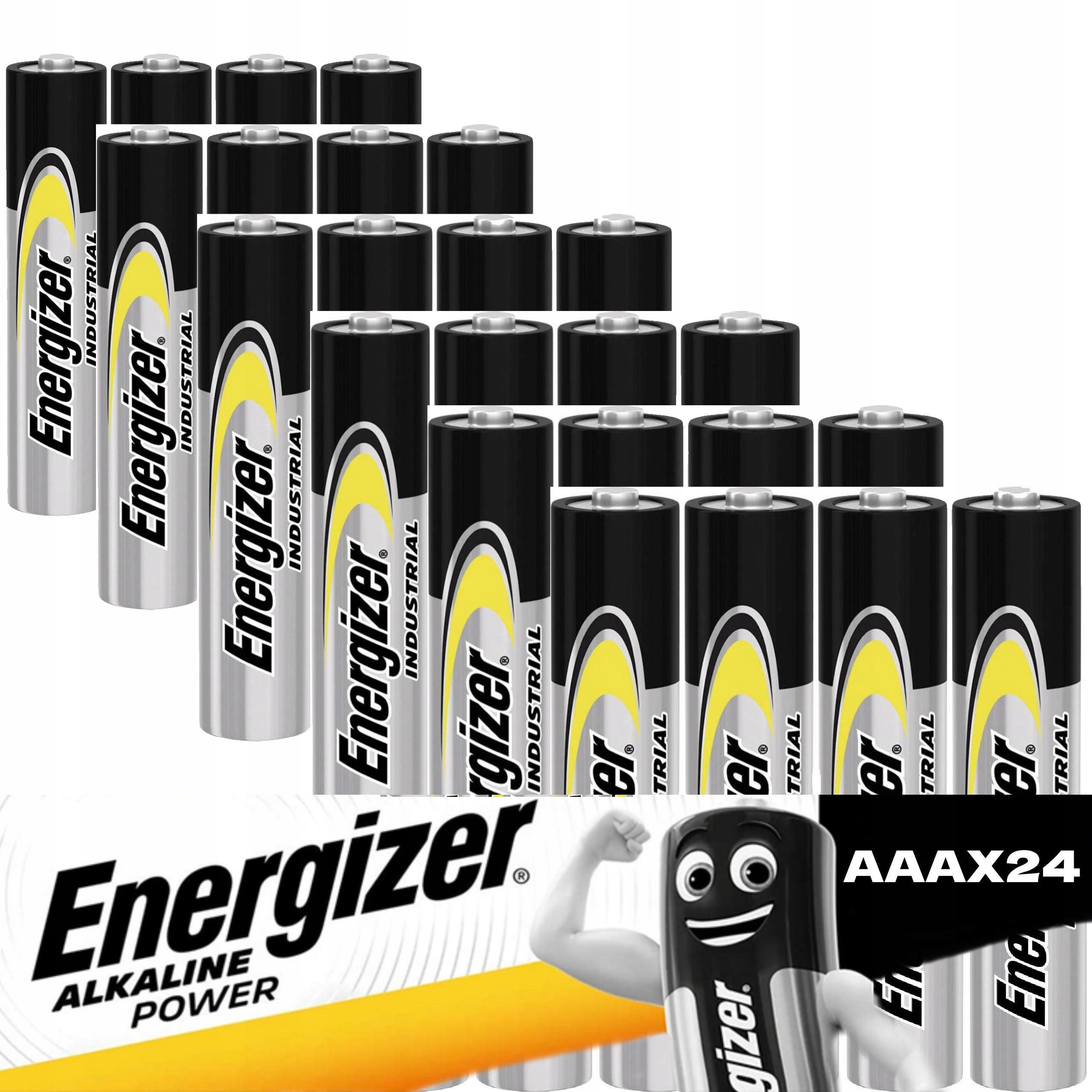 BATERIA ENERGIZER ALKALICZNA POWER LR03 R3 AAA x24 - długa data ważności