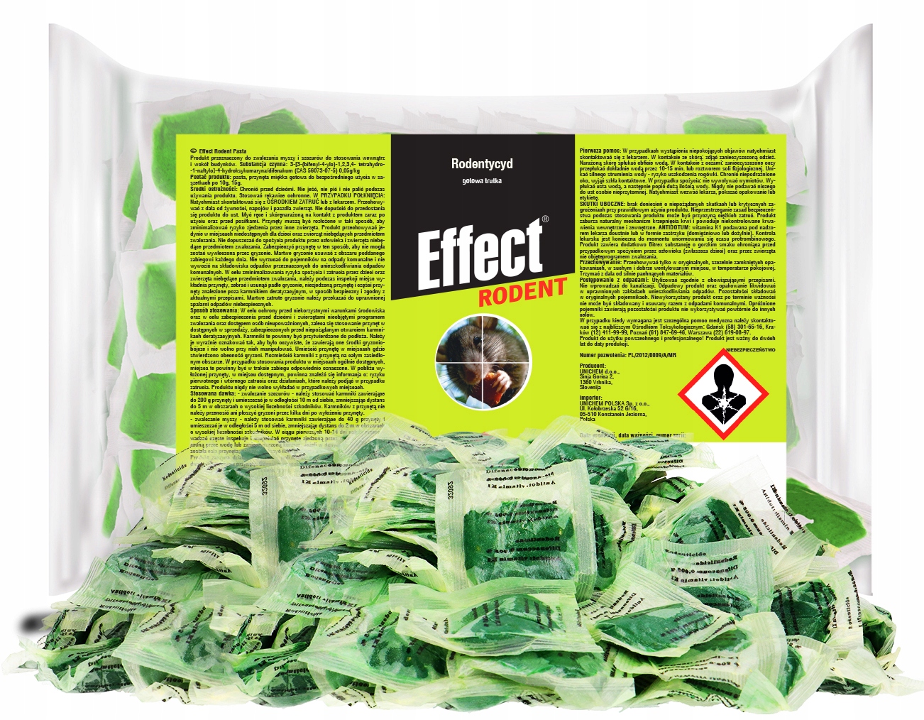 Trutka Trucizna Na Krety Nornice Myszy Effect 1KG