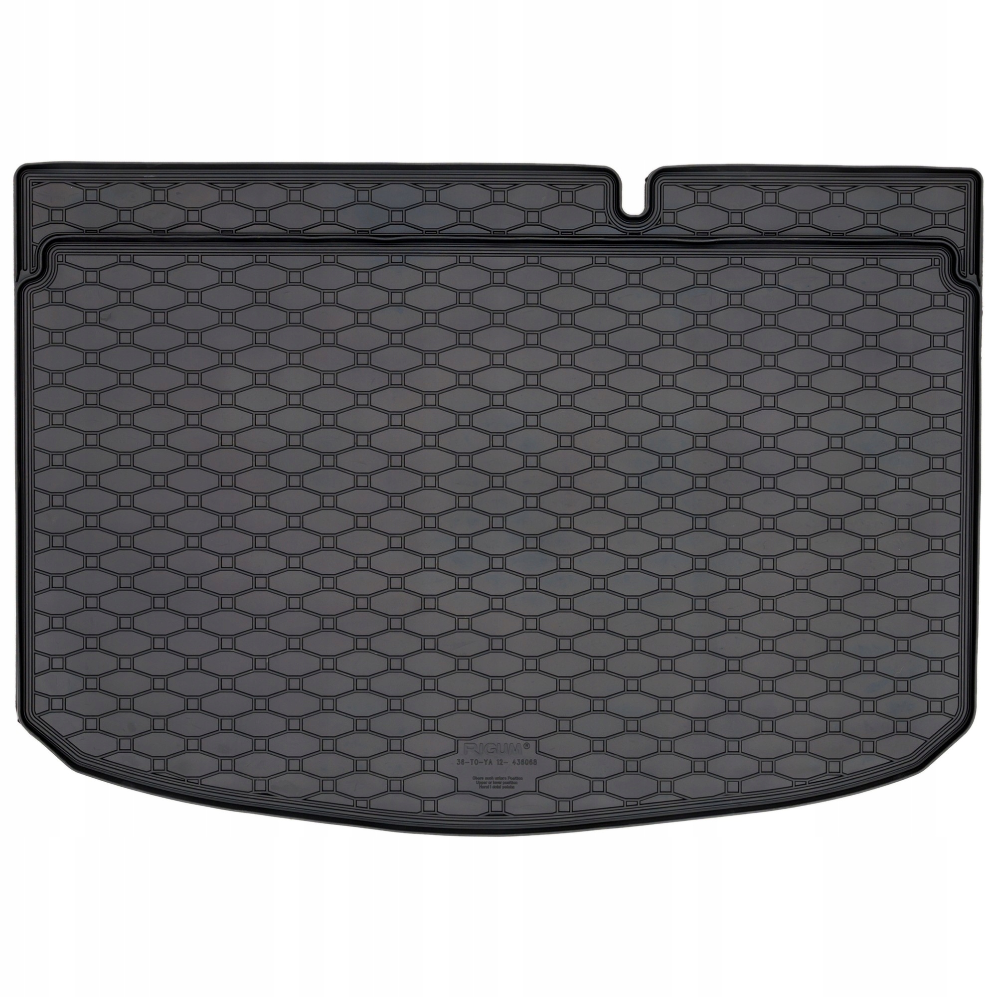 Gumová rohož do zavazadlového prostoru Toyota Yaris 2011-2020 horní a spodní podlaha zavazadlového prostoru