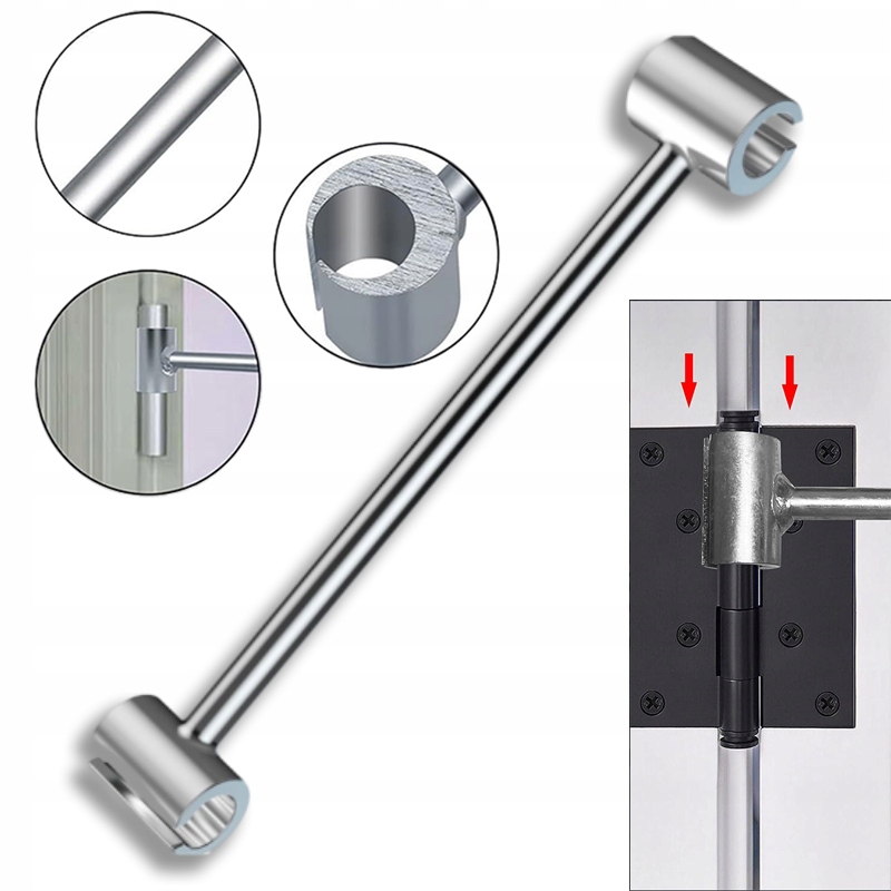 KLUCZ DO REGULACJI ZAWIASÓW NARZĘDZIE DO SZCZELIN DRZWI 8-19 MM ZAWIASY