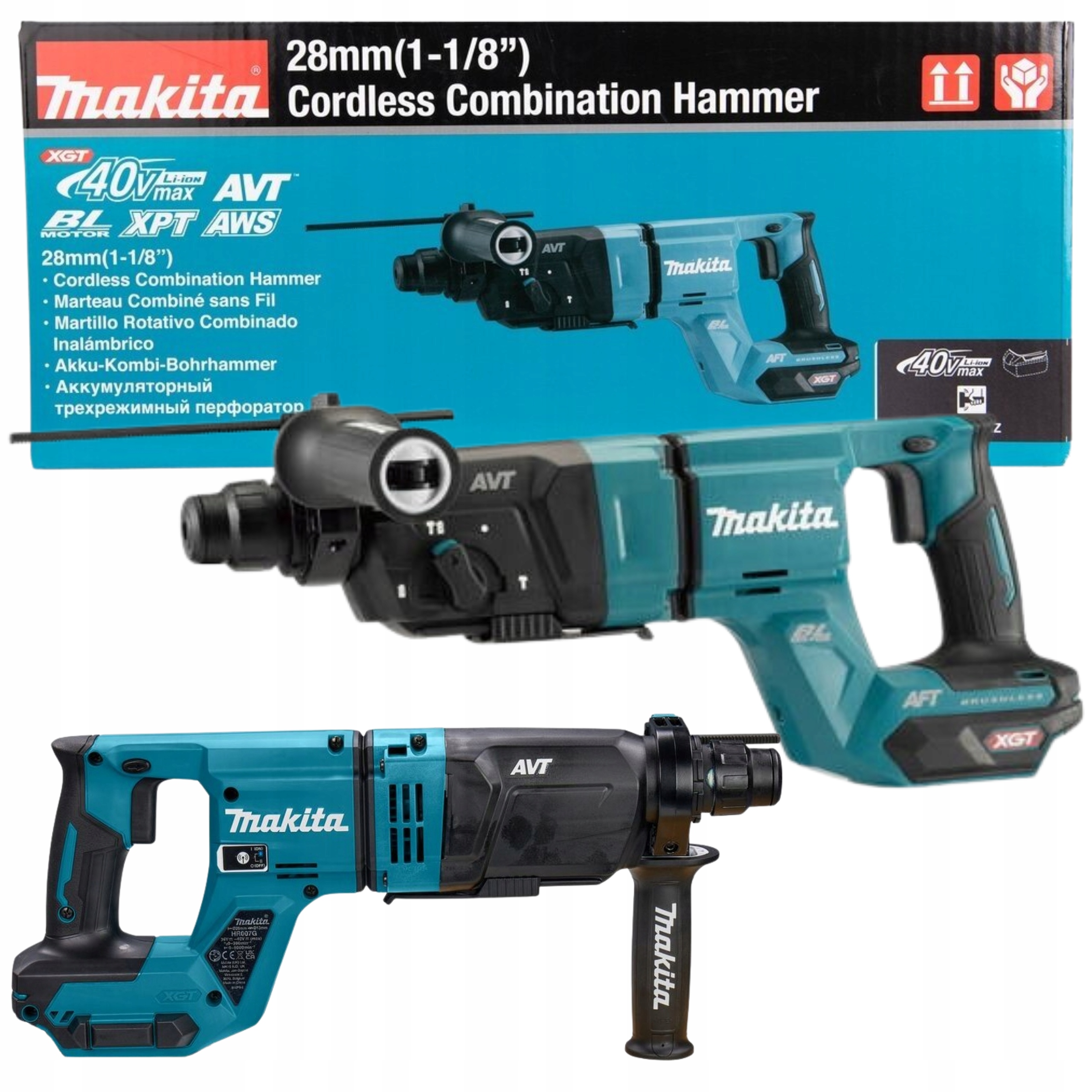 Akumulátorová Vrtačka Xgt 40Vmax Makita HR007GZ