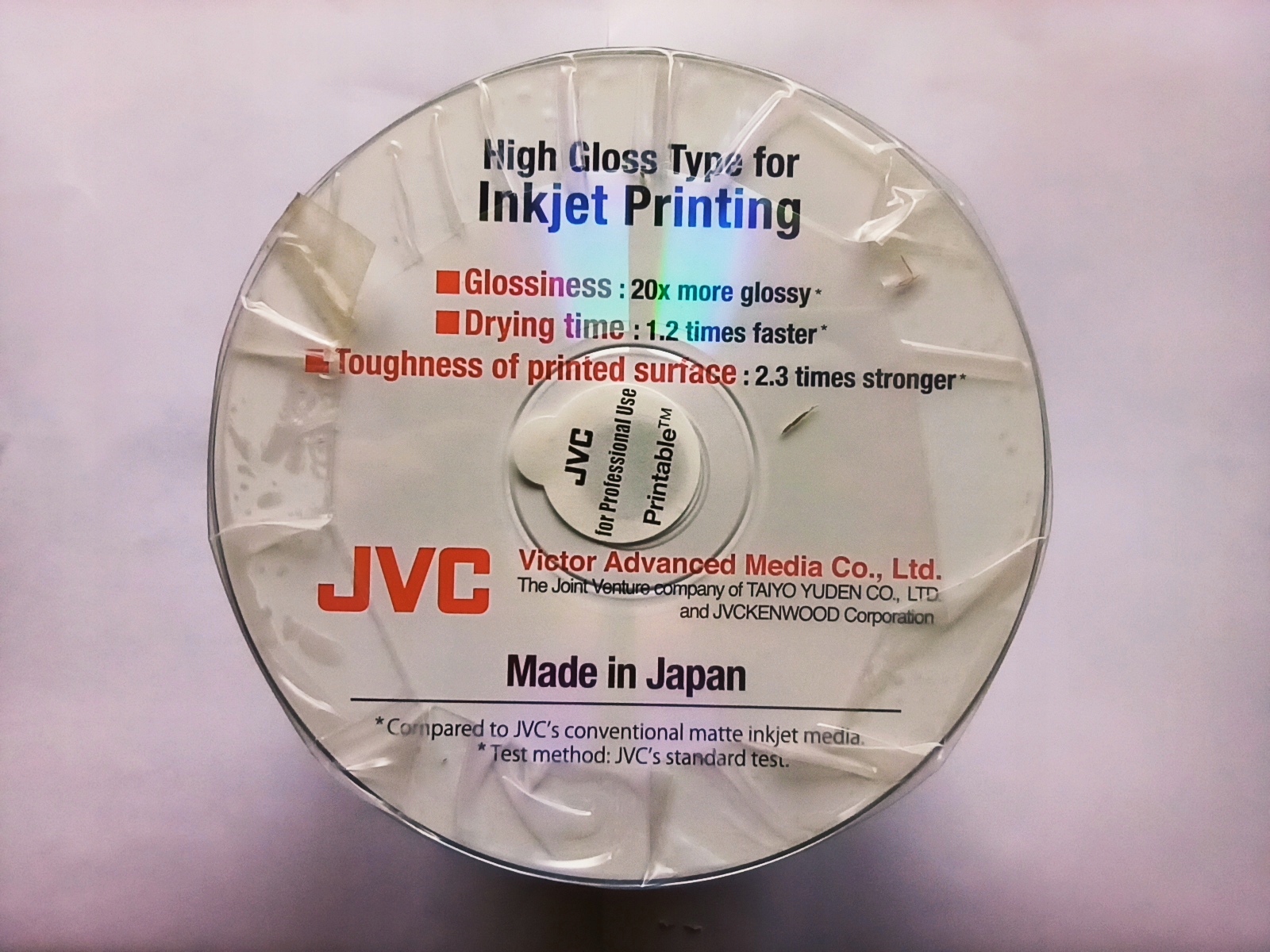 Jvc Cd-r Pro Printable Gloss Japan 100szt