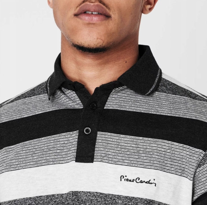 Koszula polo PIERRE CARDIN męska, różne rozmiary Rękaw krótki rękaw