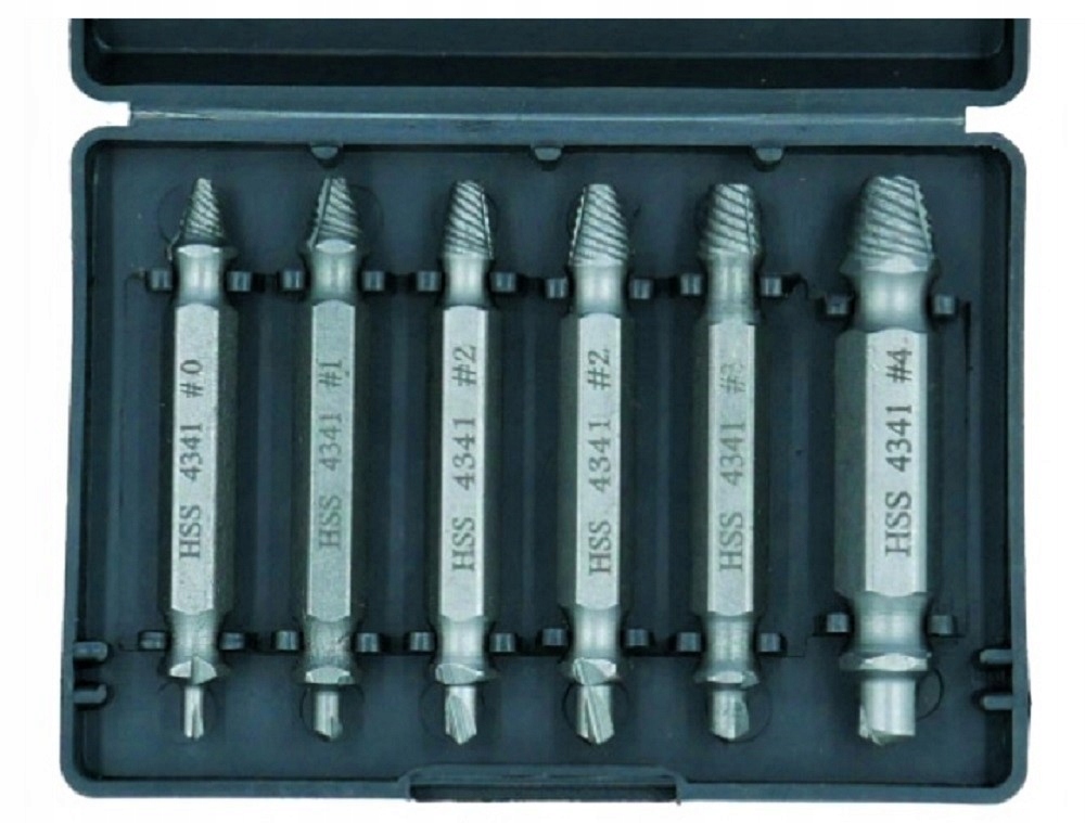 Wykrętaki - wykrętak do zerwanych śrub 6szt kpl Kod producenta S10707