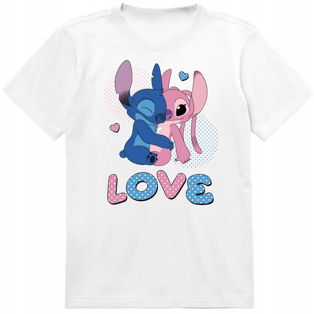 ZESTAW KOSZULKA + TATUAŻE NAKLEJKI STITCH 104 GRATIS PREZENT Rozmiar XXS