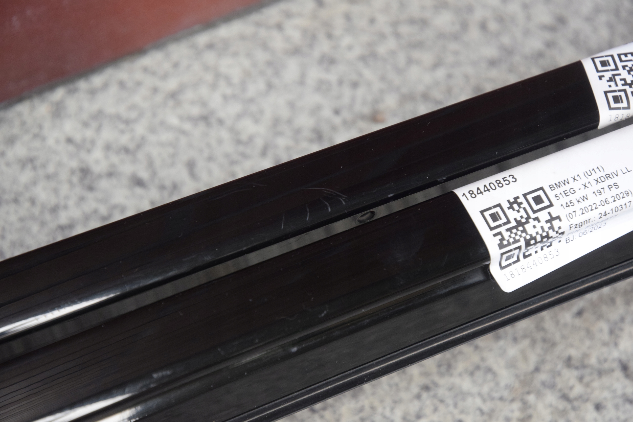 Dachreling dach BMW X1 U11 M-Paket SHADOWLINE