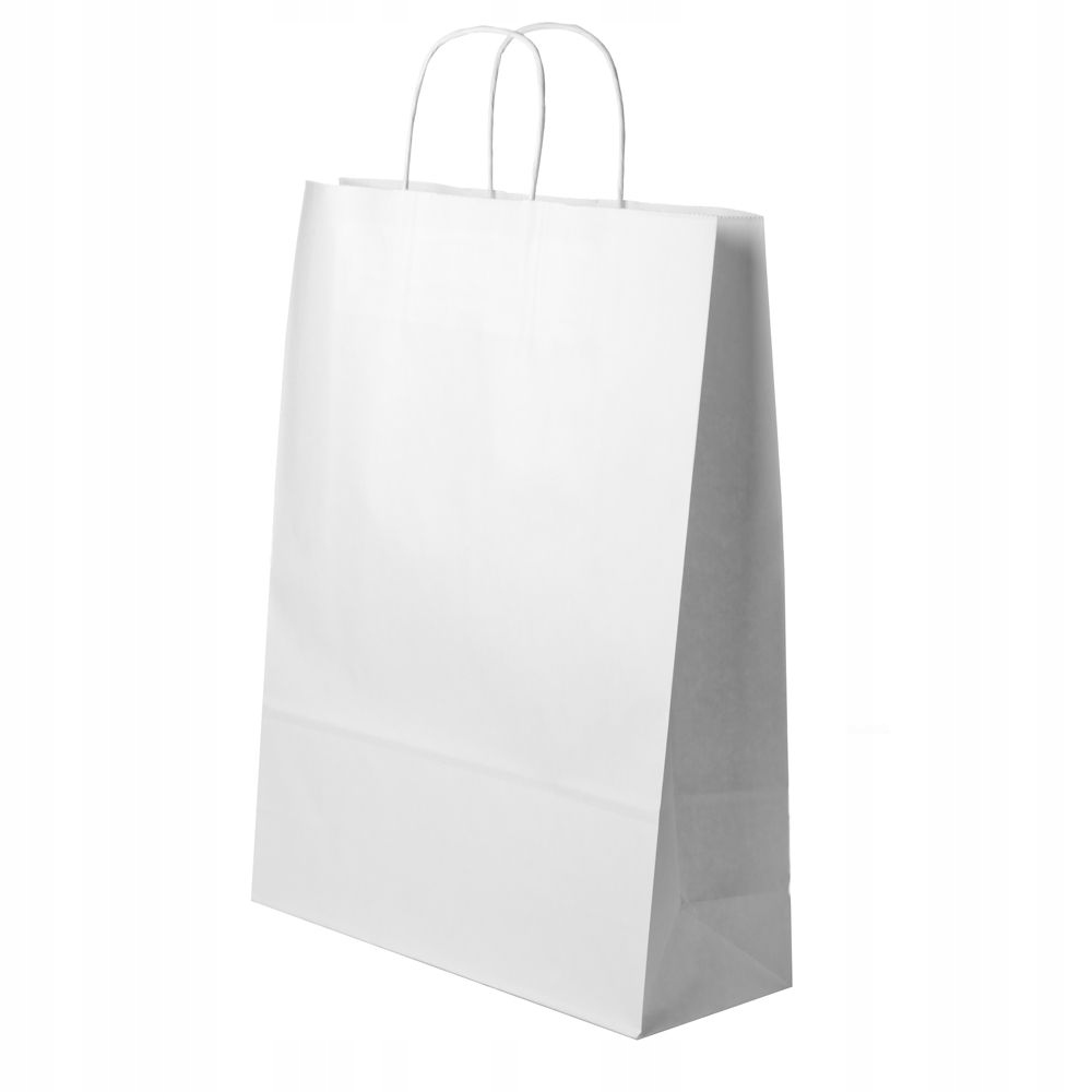 

Torba Papierowa Biała 180x80x225mm 10szt Torebki