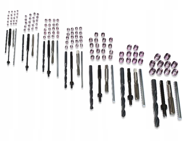 Комплект для ремонту зламаної різьби M3-M12