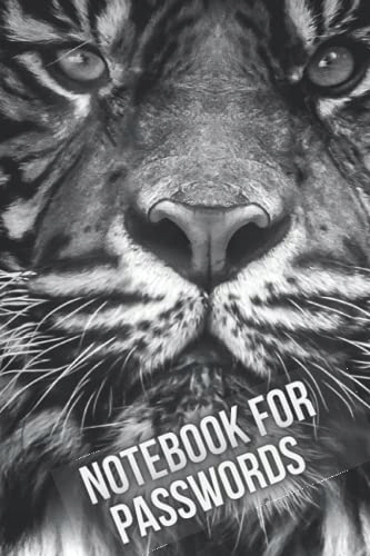 Designs, Dark Wolf Notebook For Passwords