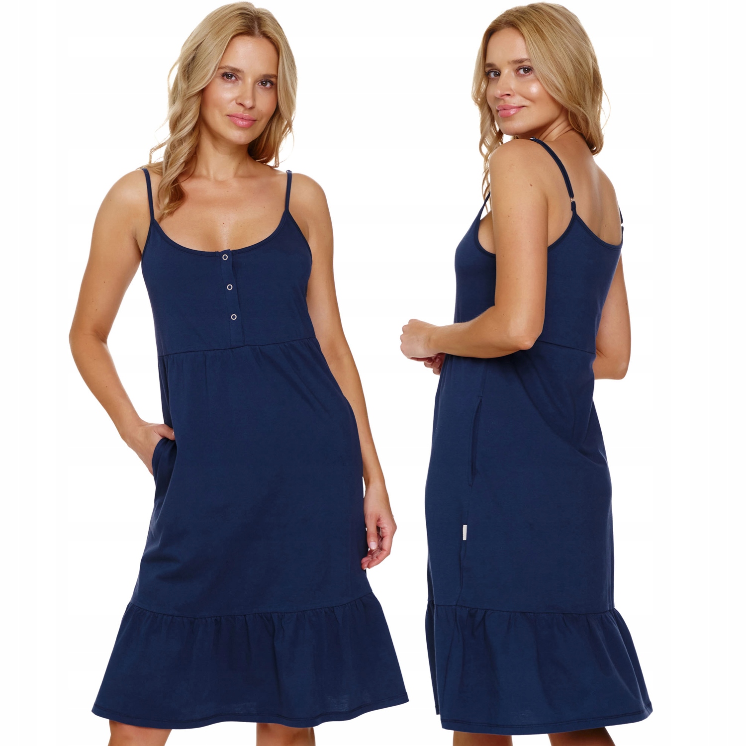 Doctor Nap TCB.7244 cosmos bavlna kapsy tmavě modrá S Tričko Noční