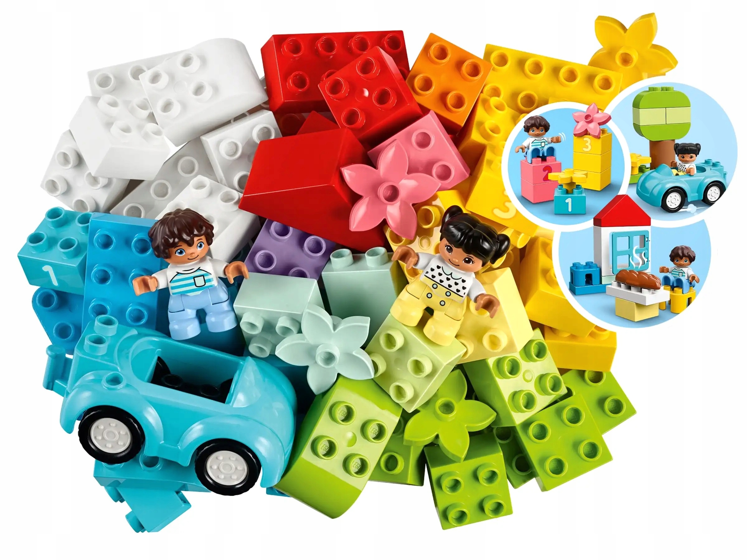 LEGO Duplo 10913 Pudełko z klockami + Bonusy Wiek dziecka 18 m +