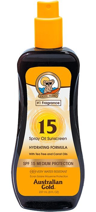 Australian Gold SPF15 Olej Ve Spreji Ochrana