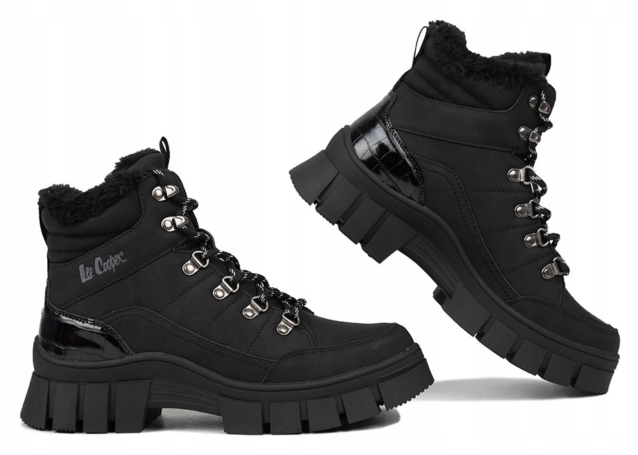 Dámské zimní boty Lee Cooper Vysoké Nad Kotník Trekkingové Vyvýšené 38