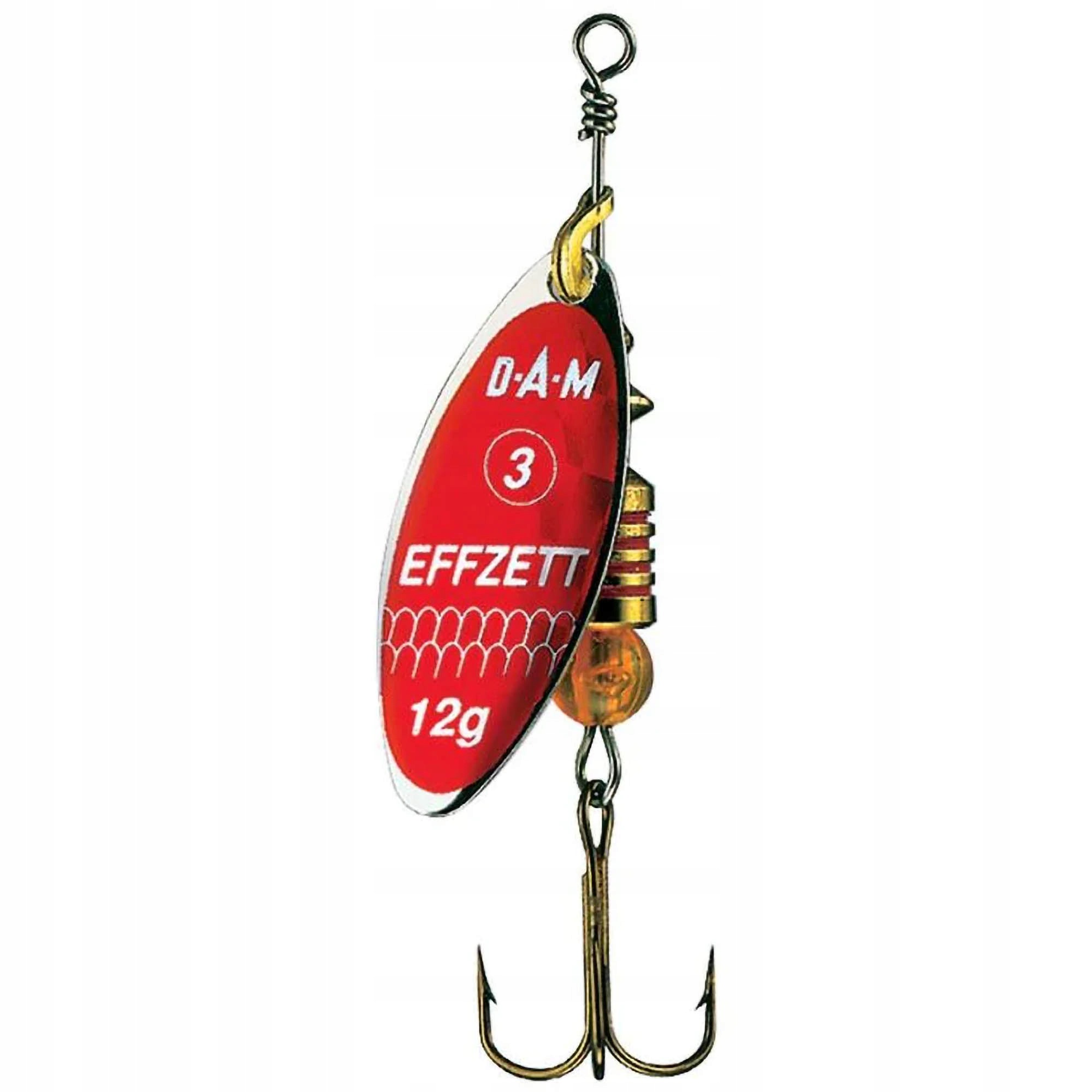 Błystka Obrotowa Dam Predator Spinner 2 7g Sinking Reflex Red