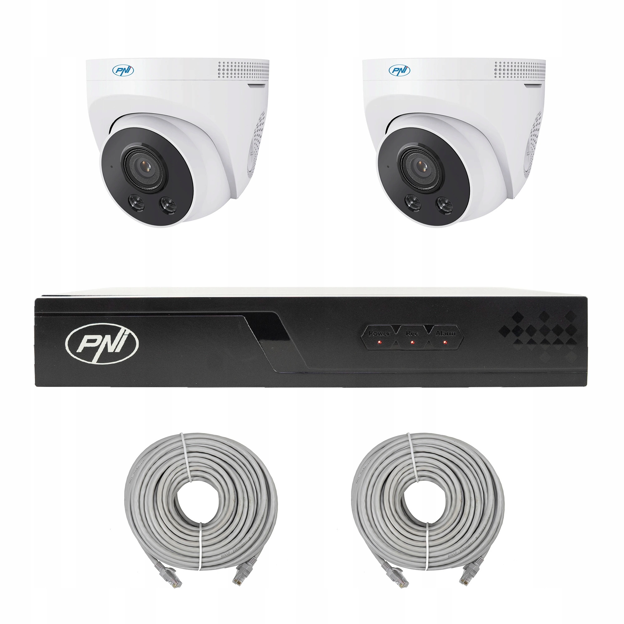 Balík video sledovania Nvr Poe Pni House IP710J, 2 kamery Pni IP505J 5MP a