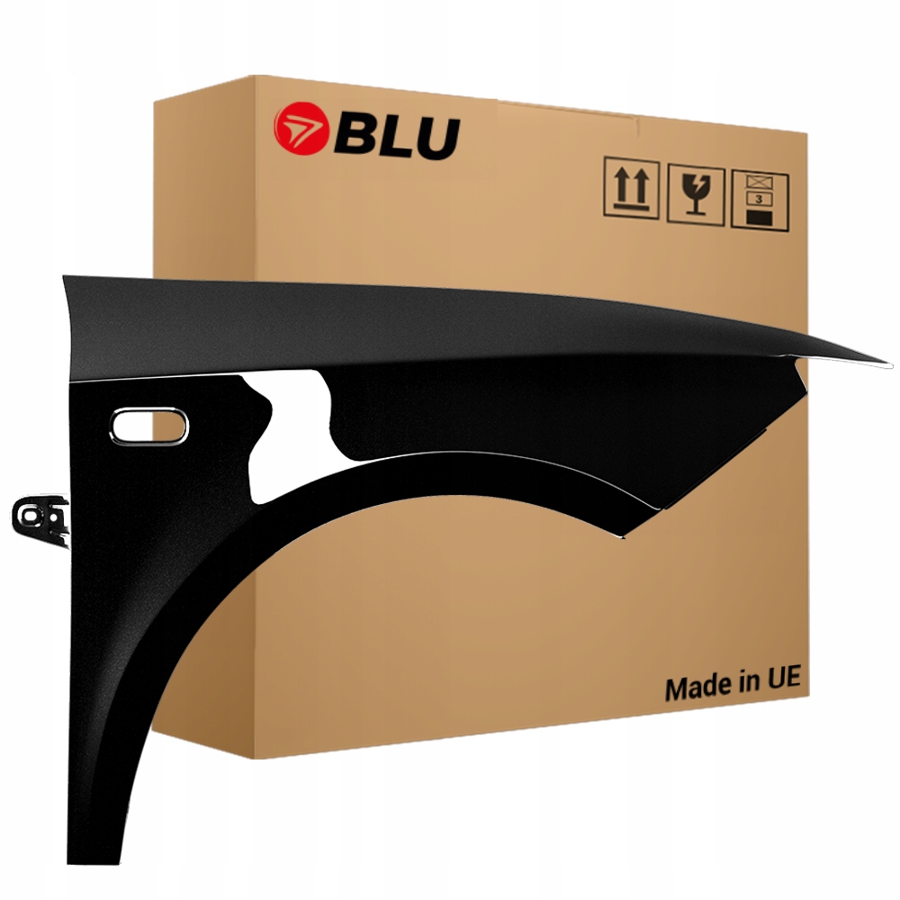 Blatník Blu Seat Ibiza IV 4 6J LC9Z pravý černý 08-17 přední pozink