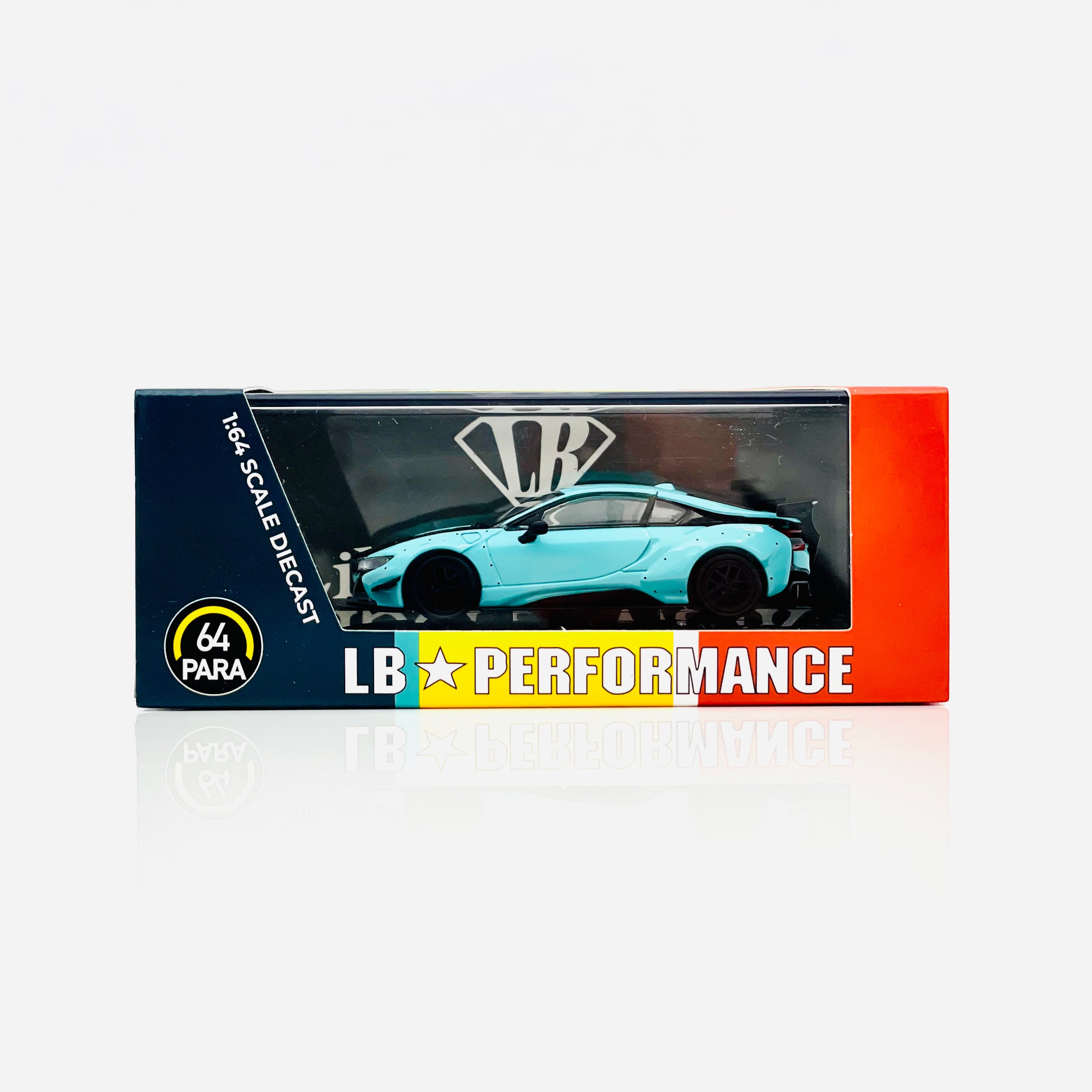 Liberty Walk Bmw i8 Peppermint Green & Black Para 64 1:64