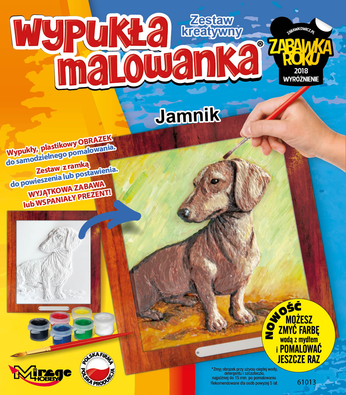 

Wypukła Malowanka Pies Jamnik Zestaw Kreatywny
