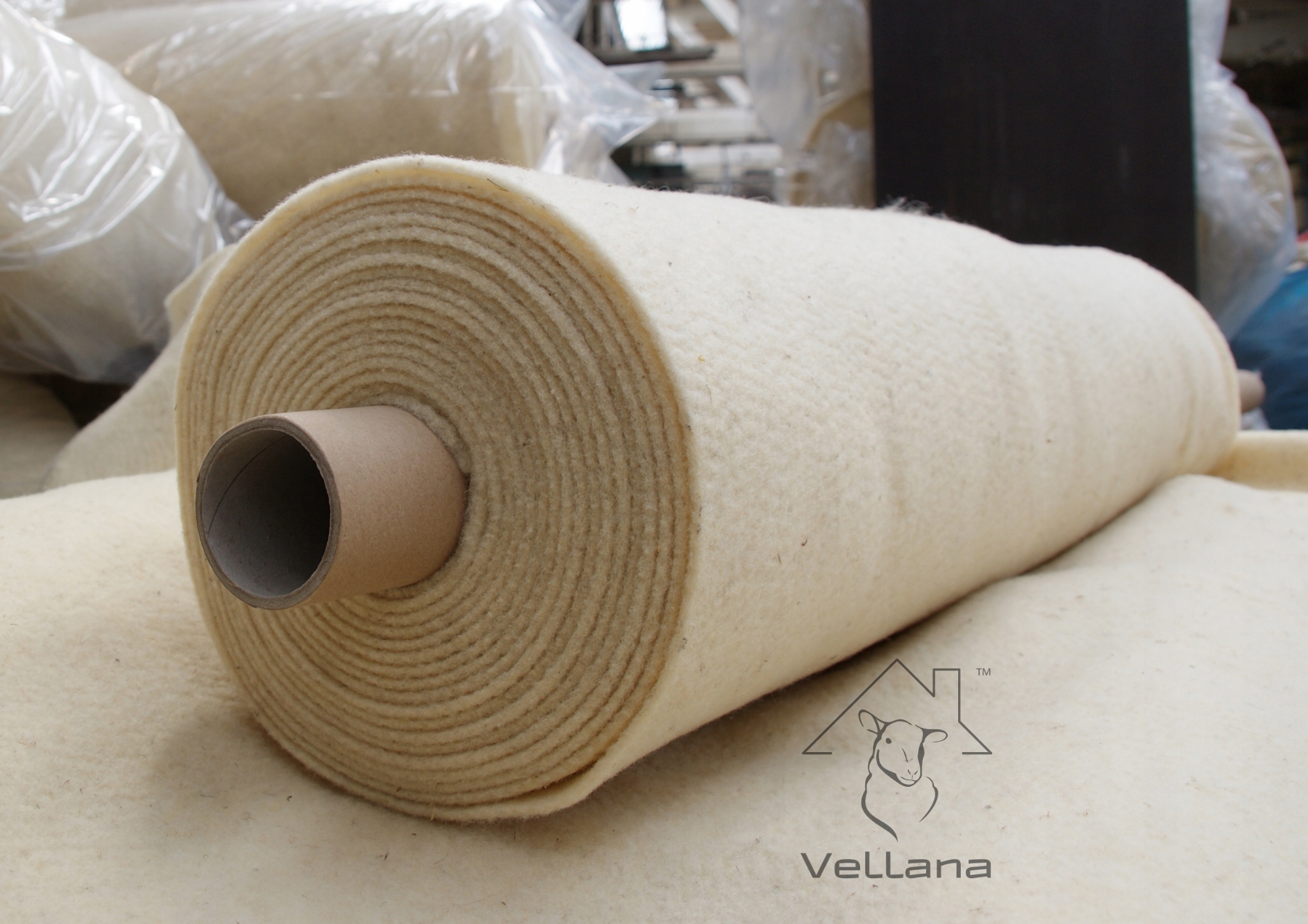 Vellana Biowłóknina Ściółkująca 50mx1m 255 g 100% Wełna