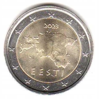 2 euro obiegowe Estonia 2023