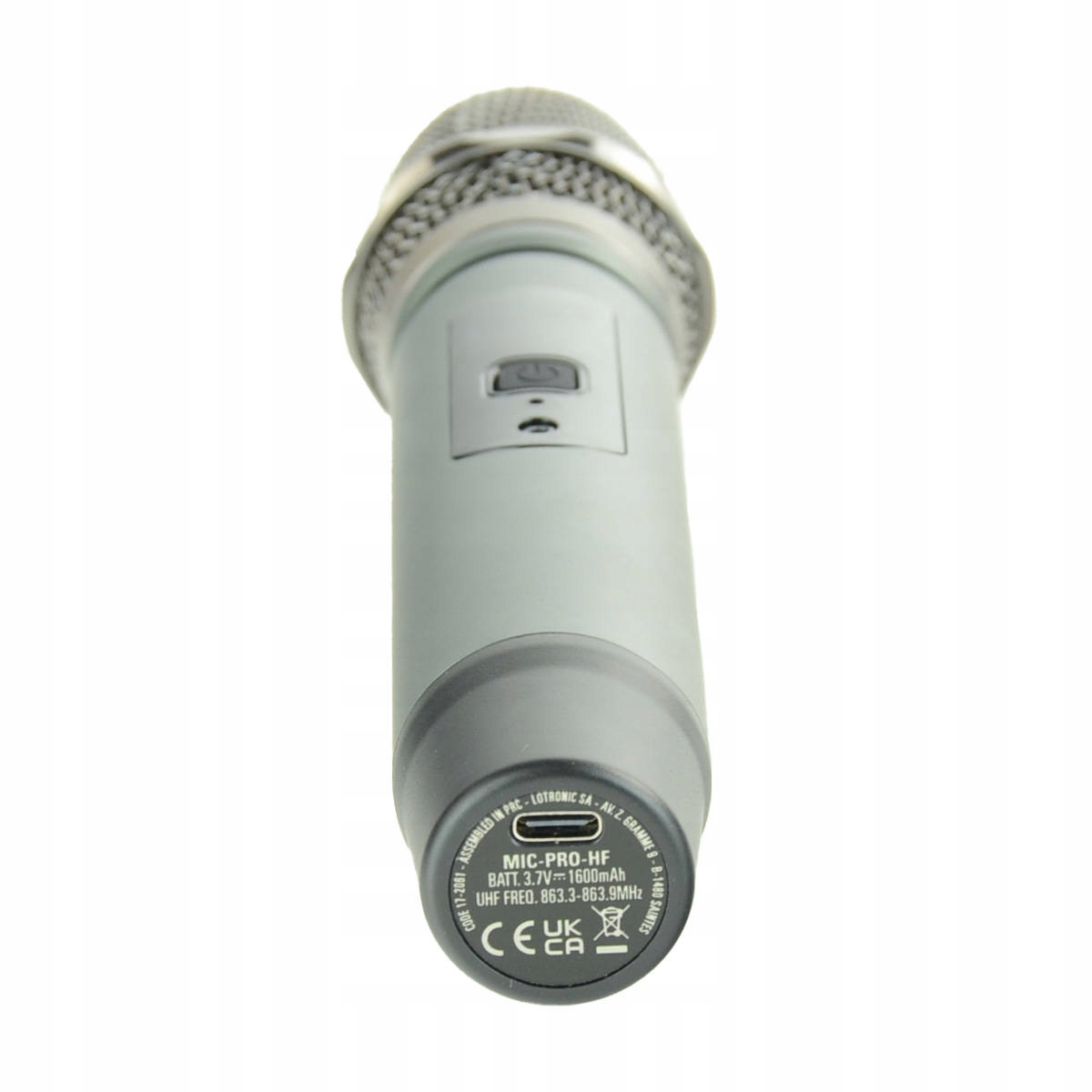 Bezprzewodowy zestaw mikrofonowy UHF akumulator Kod producenta MIC-PRO-HF