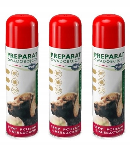 Sprej na parazity Pess přípravek 300 g 250 ml 3 ks