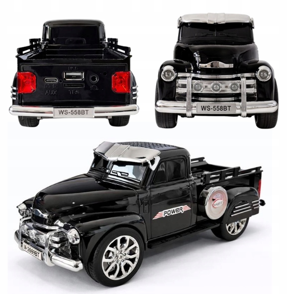 Głośnik przenośny Wster WS-558 czarny 6W