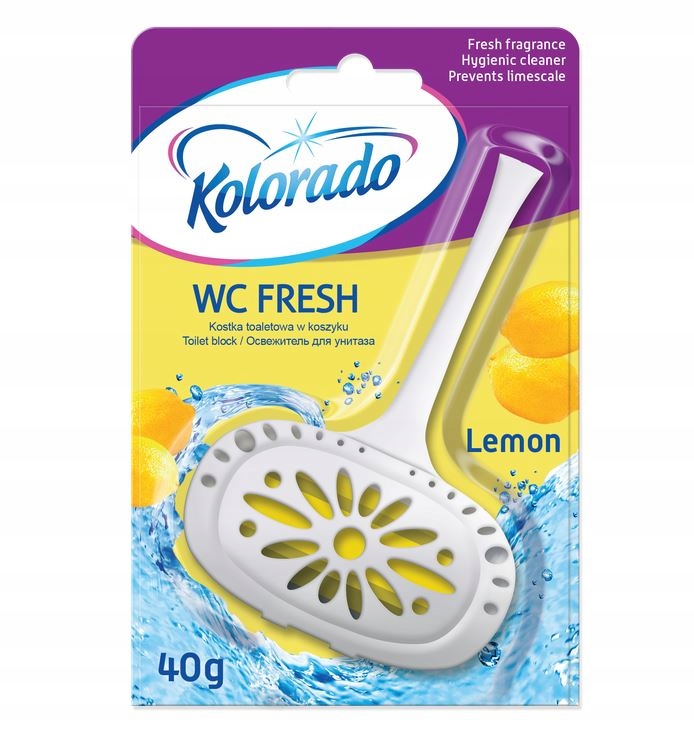 

Kostka do wc Kolorado Fresh Lemon 40g