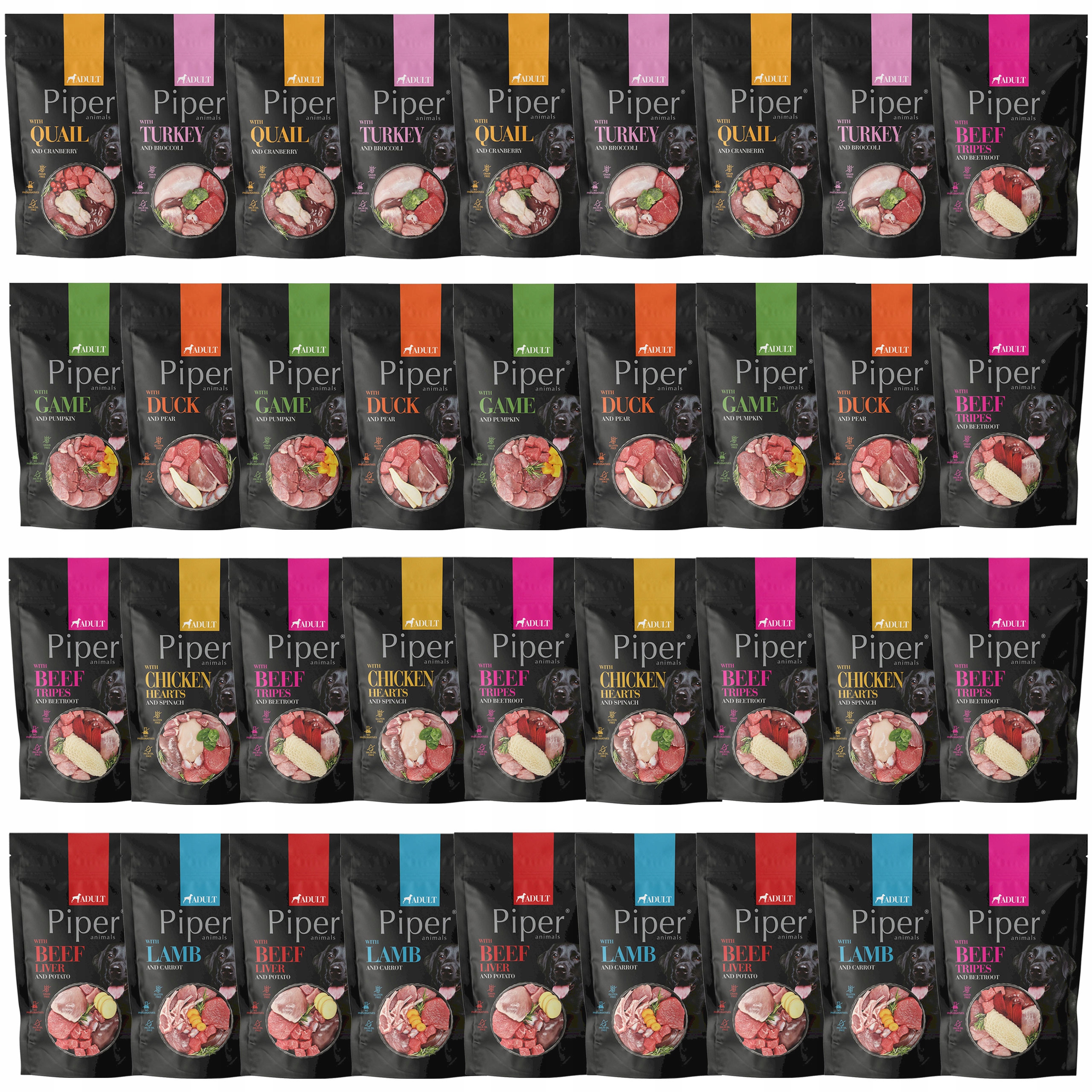 Piper Krmivo mokré pro psa Dolina Noteci Mix Chutí 36 x 500 g